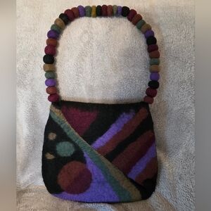 Rising Tide Wool Purse
